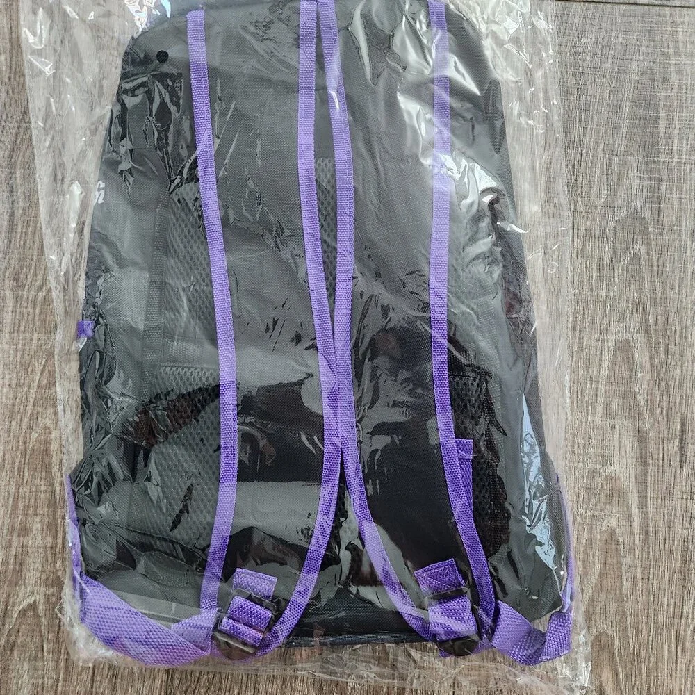 Sacramento Kings Red Blue Purple and Black Backpack with Classic Logo Design